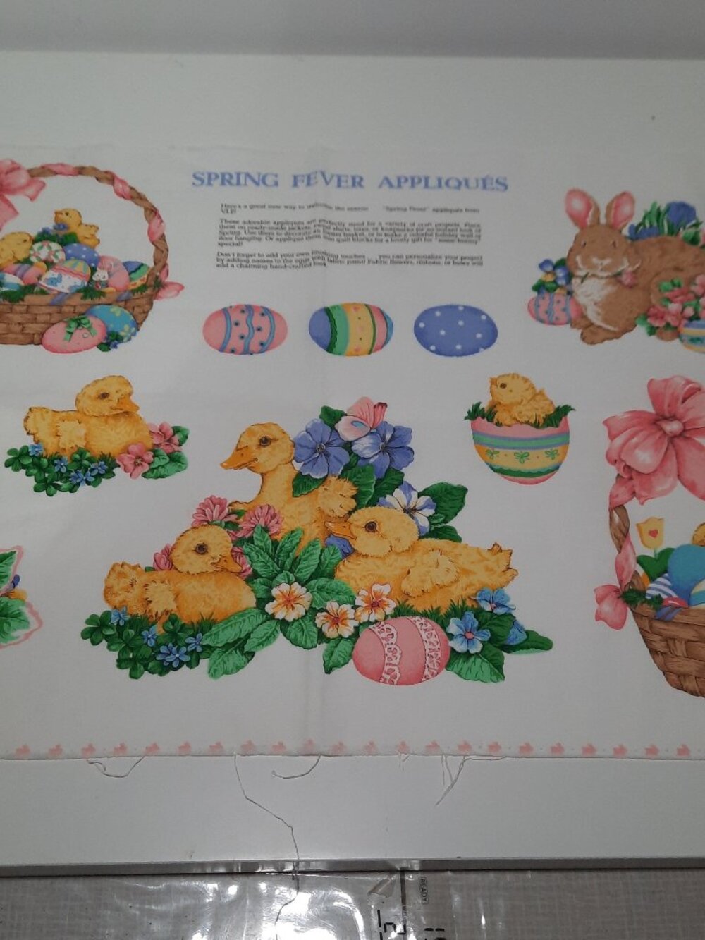 Cranston V.I.P. Print Fabric Spring Fever Appliques